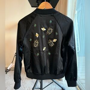 NWOT Victoria Beckham for Target Bug Bomber Jacket - Size XS